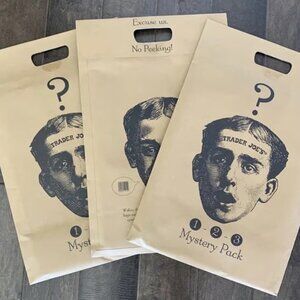 3 sets of Trader Joes 2025 Mystery Bags